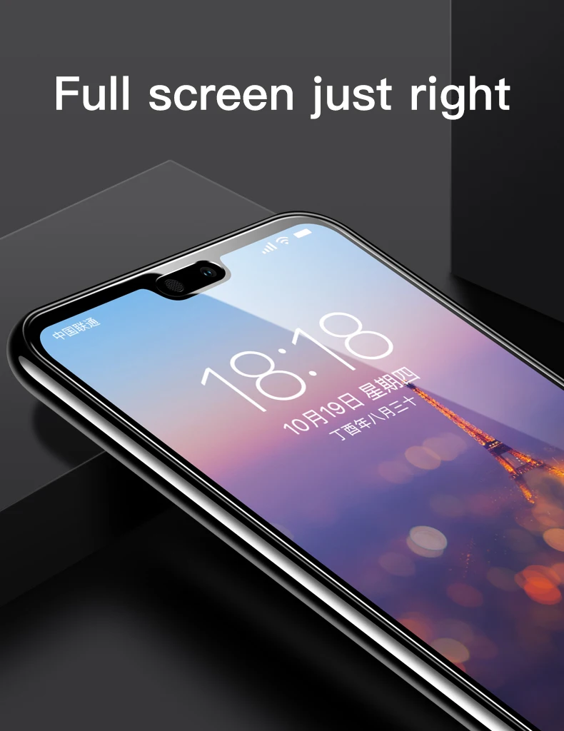 2 шт./компл. 9D полное покрытие закаленное стекло для huawei P20 30 HD анти-отпечатков пальцев Защитная пленка для экрана для huawei P20 30 Pro