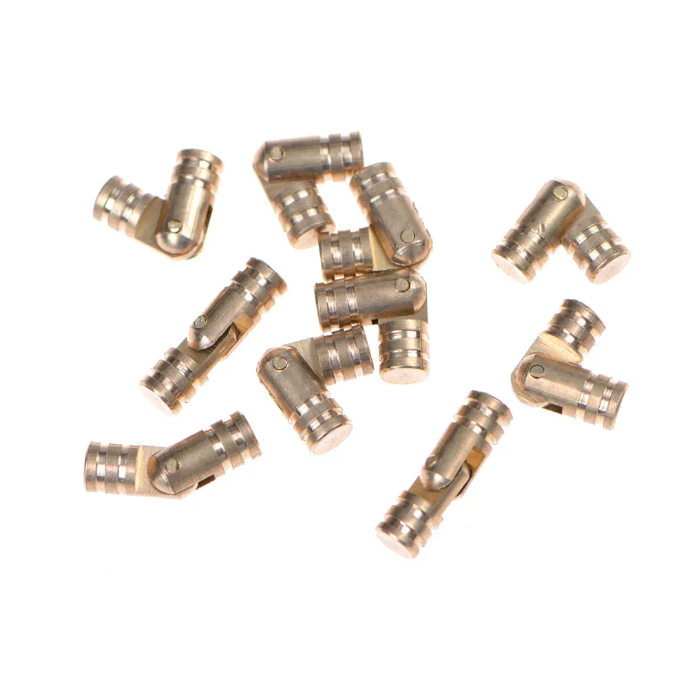 10 шт Золотой медный латунный ящик для ювелирных изделий вина скрытый Петля