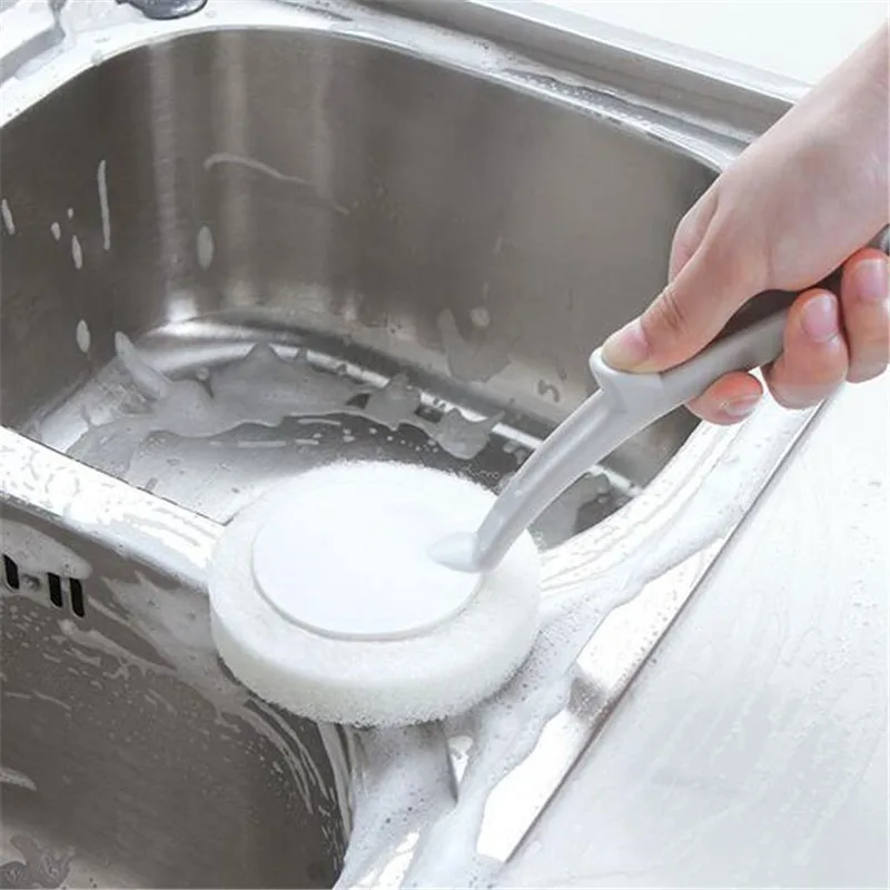 1 шт. многофункциональная щетка для мытья посуды с длинной ручкой очистки окон |