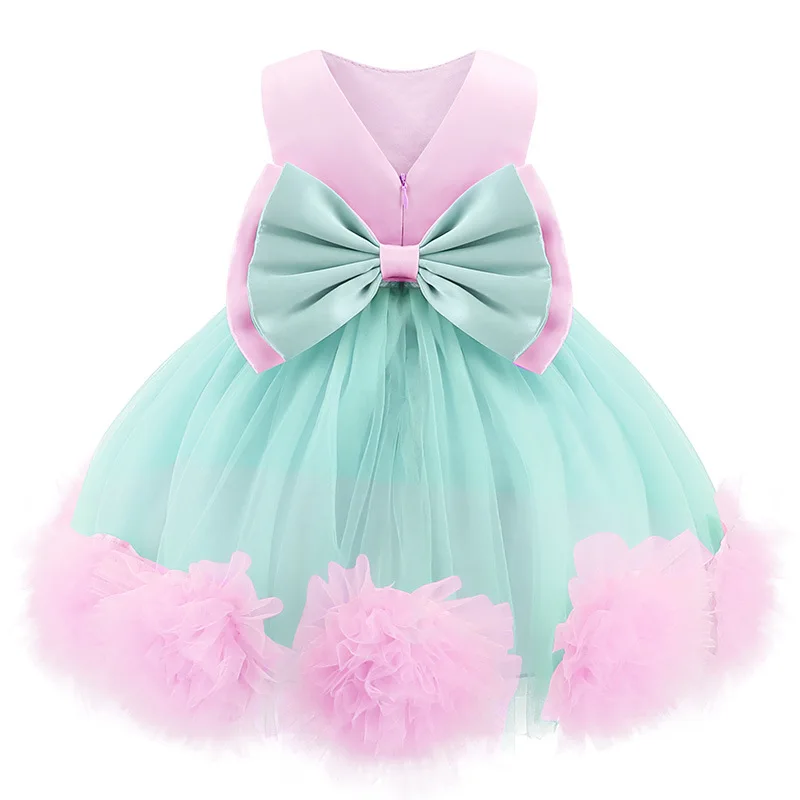 

Toddler Girl Party Dresses Tutu Flower Dress Children Party Wedding Formal Dress for Girl Princess First Communion Costume