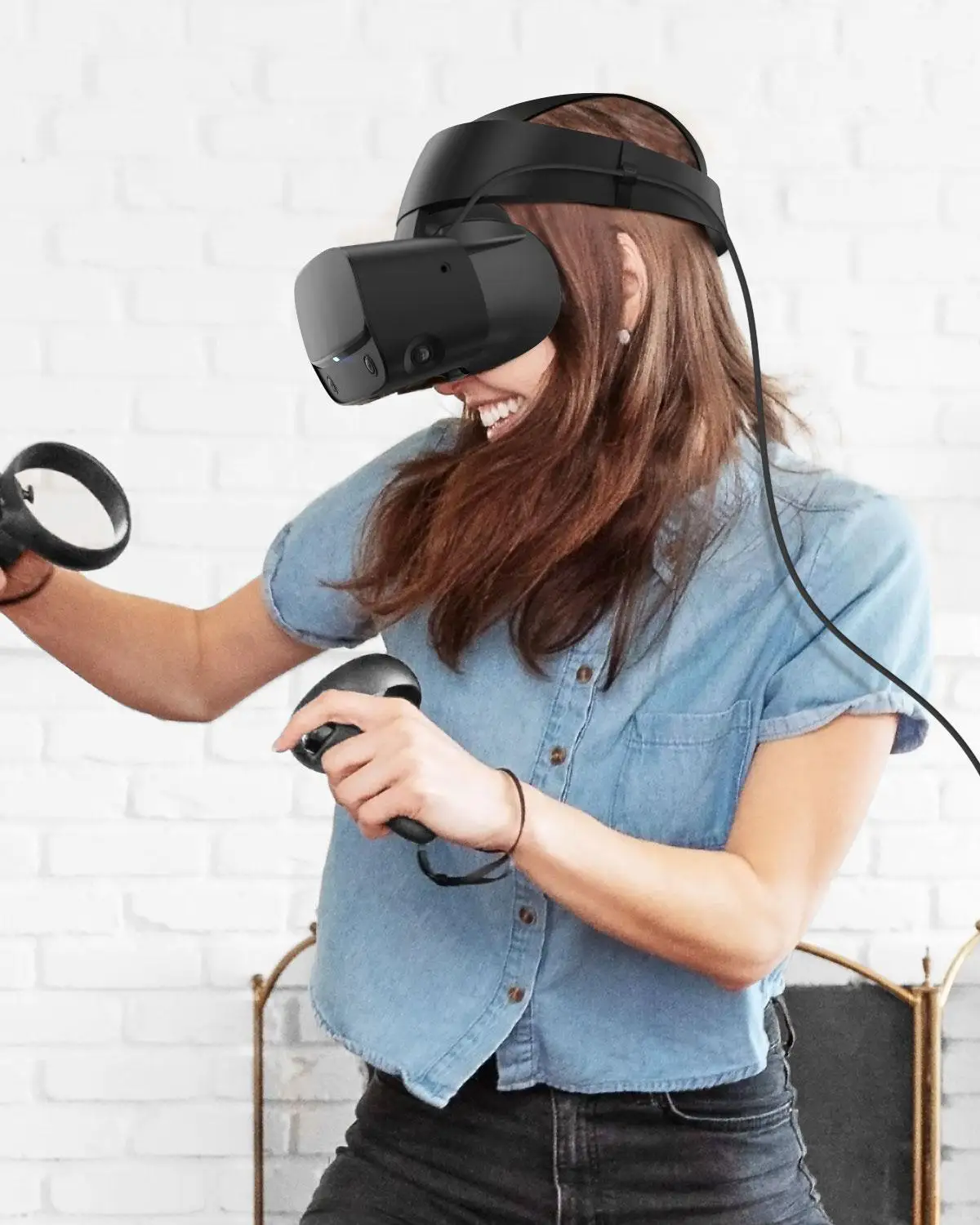 Держатель интерфейса для лица KIWI design VR и поролоновая накладка из искусственной