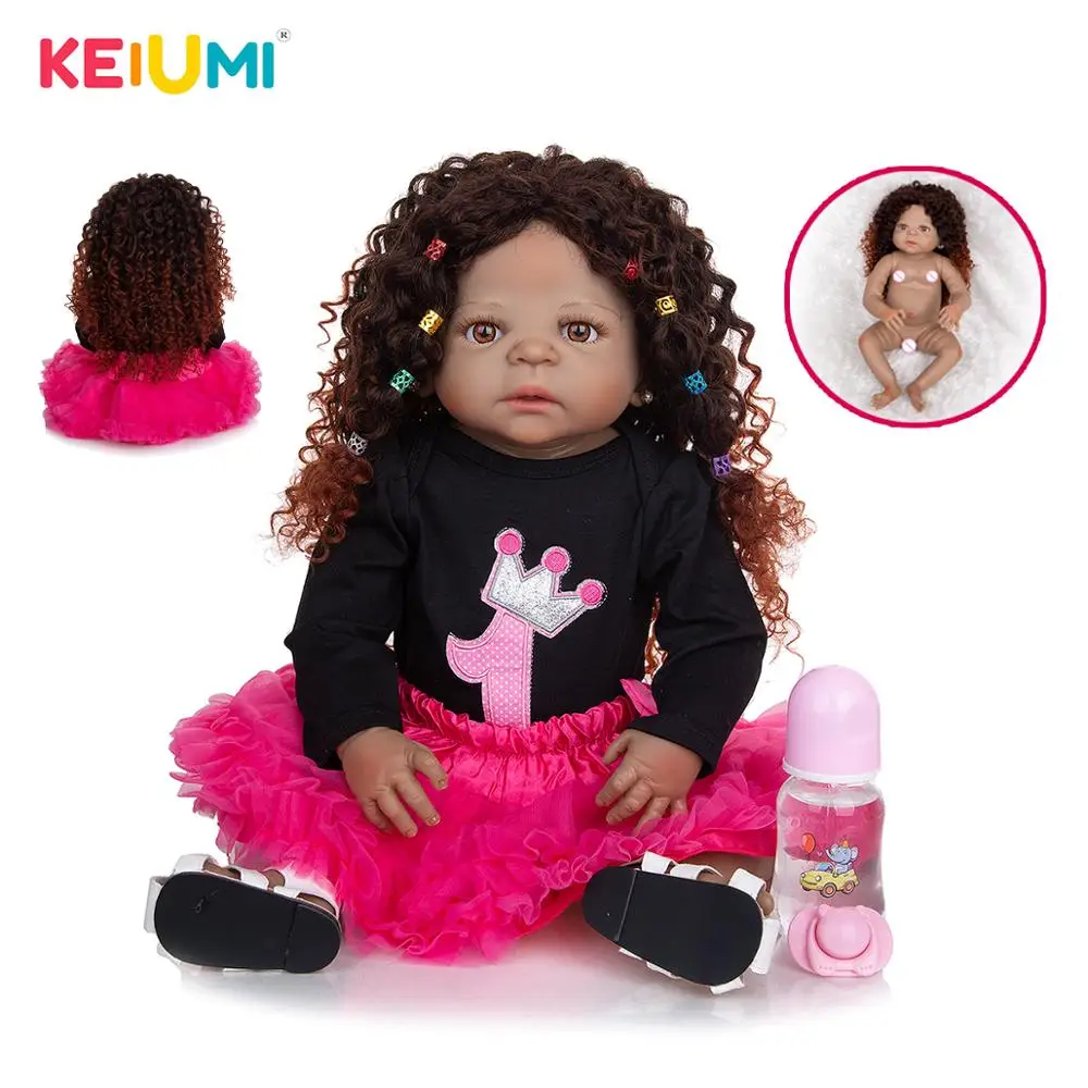 Фото Кукла реборн KEIUMI Реалистичная силиконовая кукла 23 дюйма для мальчиков детская