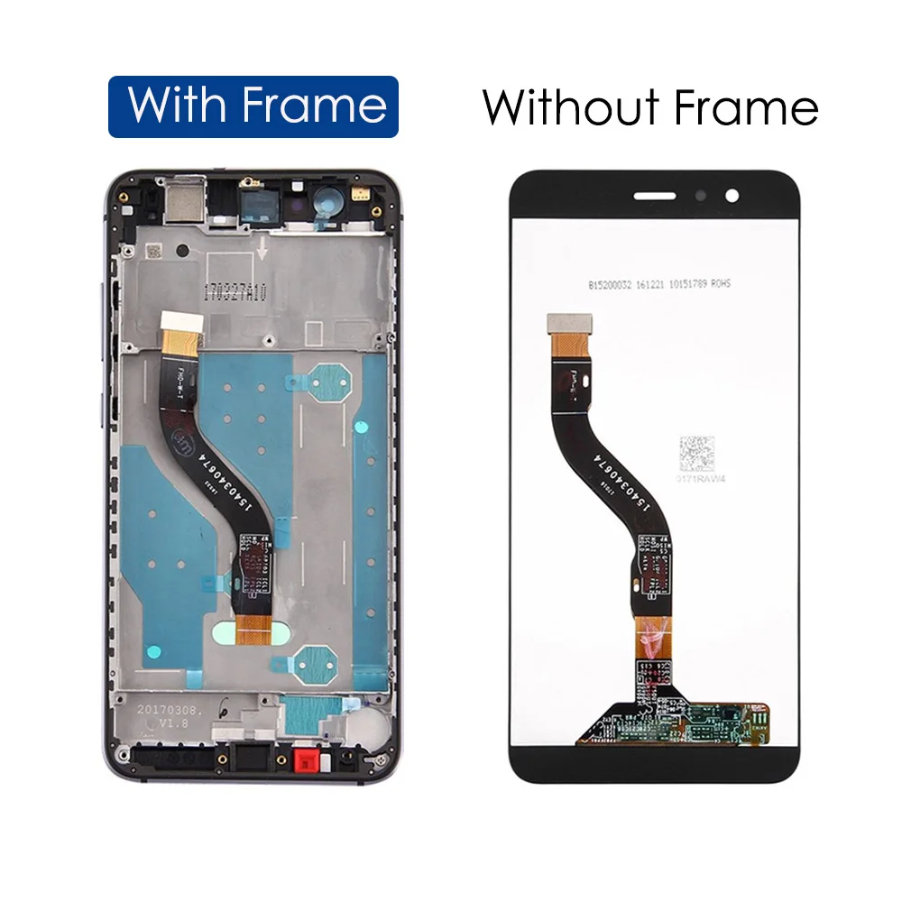 5 2 &quotOEM качество ЖК-дисплей с рамкой для HUAWEI P10 Lite Дисплей планшета Экран WAS-LX1 WAS-LX1A