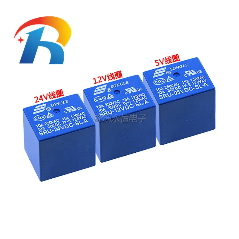 5 шт./лот SRU-05VDC-SL-A / SRU-12VDC-SL-A SONGLE Power Relay 4Pin 5V 12V 24V 15A T70 | Обустройство дома