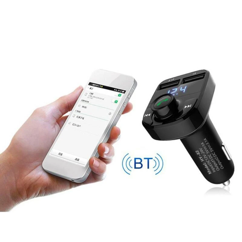Bluetooth fm-передатчик беспроводной радио адаптер MP3-плеер двойной USB Автомобильное зарядное устройство