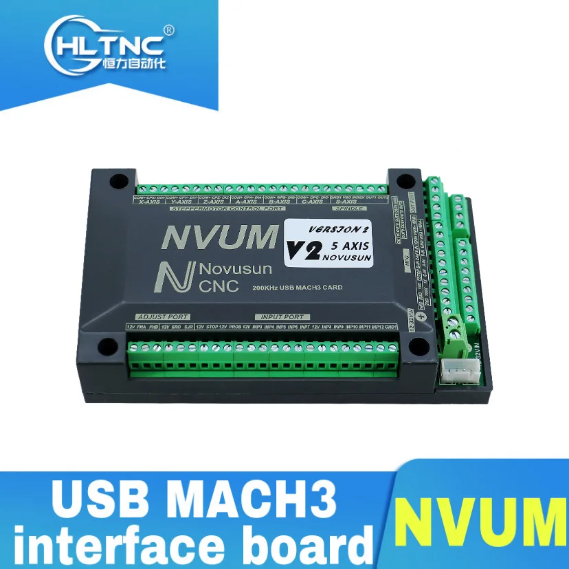 

NVUM USB интерфейс mach3 плата управления 3/4/5/6 оси контроллер гравировальной машины инструмент станка с числовым программным управлением управл...