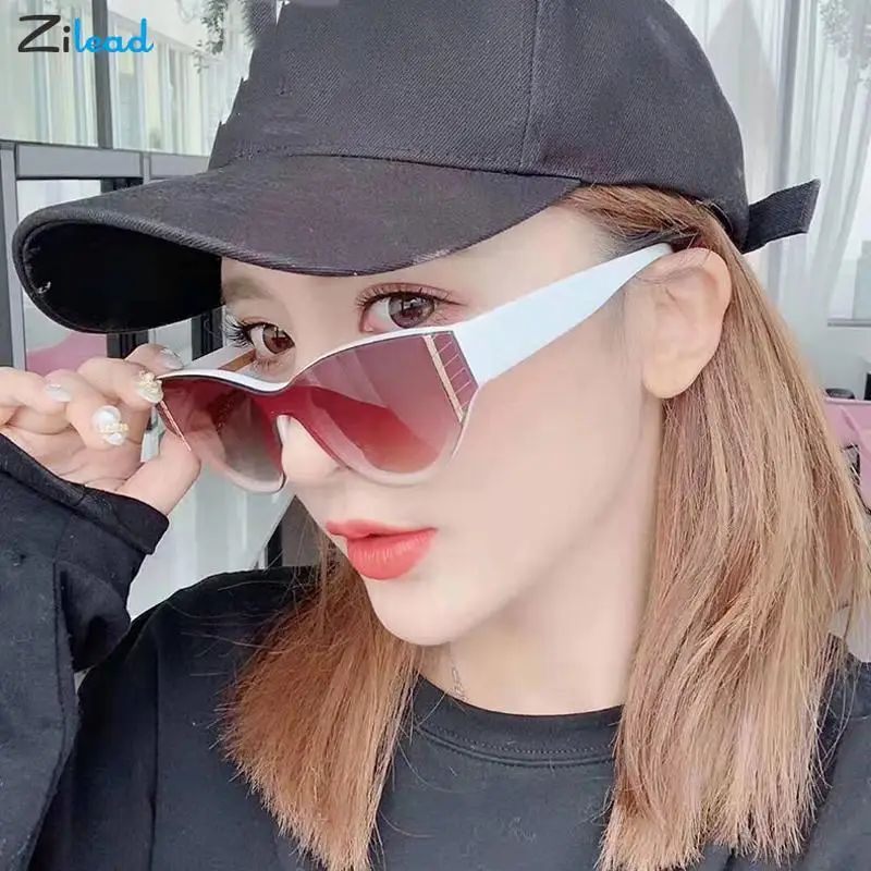 

Zilead Fashion Cat Eye Sunglasses Women&Men Sun Glasses Large Frame Color Sun Visor UV400 For Female Oculos escuros Gafas de sol