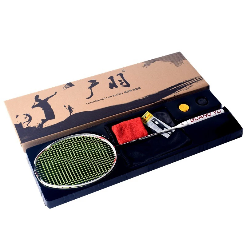Сверхлегкая ракетка для бадминтона из углеродного волокна 7U профессиональная