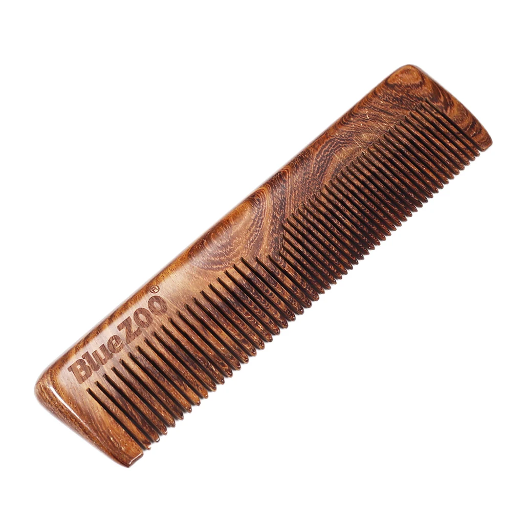

Portable Anti-static BlackGold Sandalwood Comb Beard Comb Mustache Hair Comb for Adults Kids
