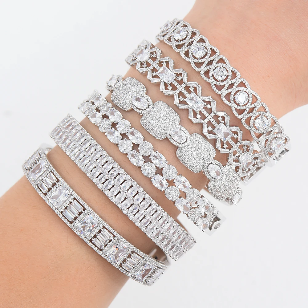 Missvikki роскошный корейский трендовый стиль смешанный Штабелируемый браслет