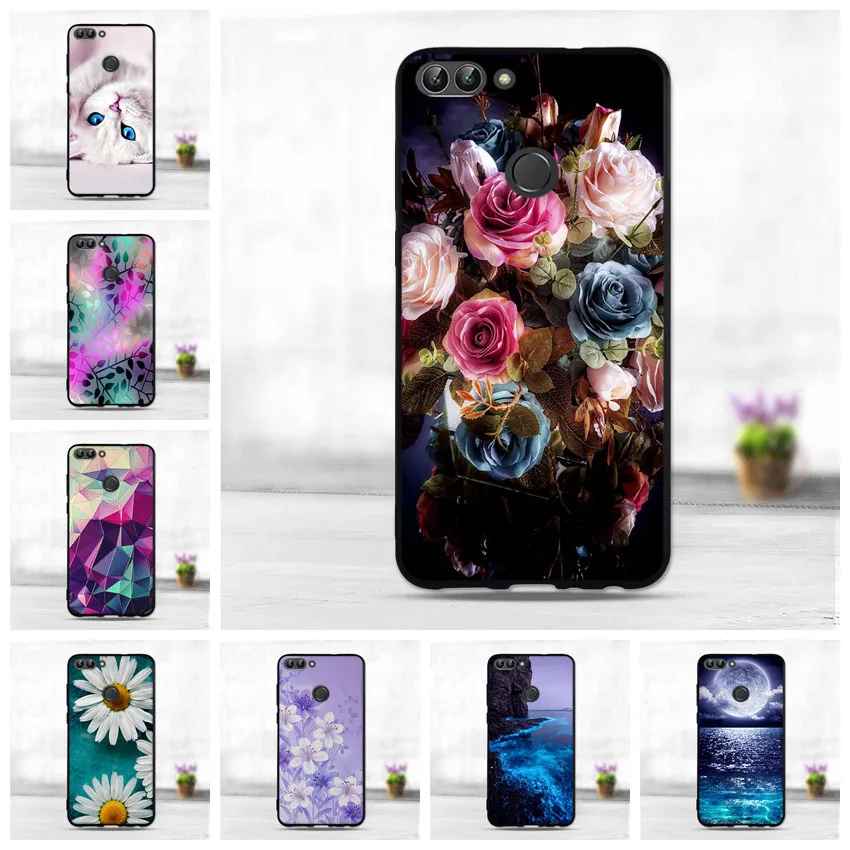 Чехол для мобильного телефона Huawei P Smart силиконовый прозрачный чехол-накладка с