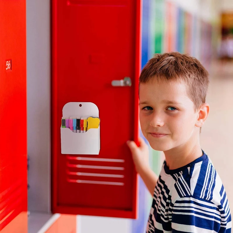 

3 Pack netic File Holder, Large Size Refrigerator Storage Pocket for Class Whiteboard, Office, Refrigerator, Locker
