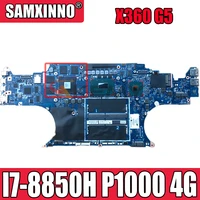 for hp zbook studio g5 laptop motherboard i7 8850h p1000 4g gddr5 da0xw1mbai0 l33161 001 l33161 601