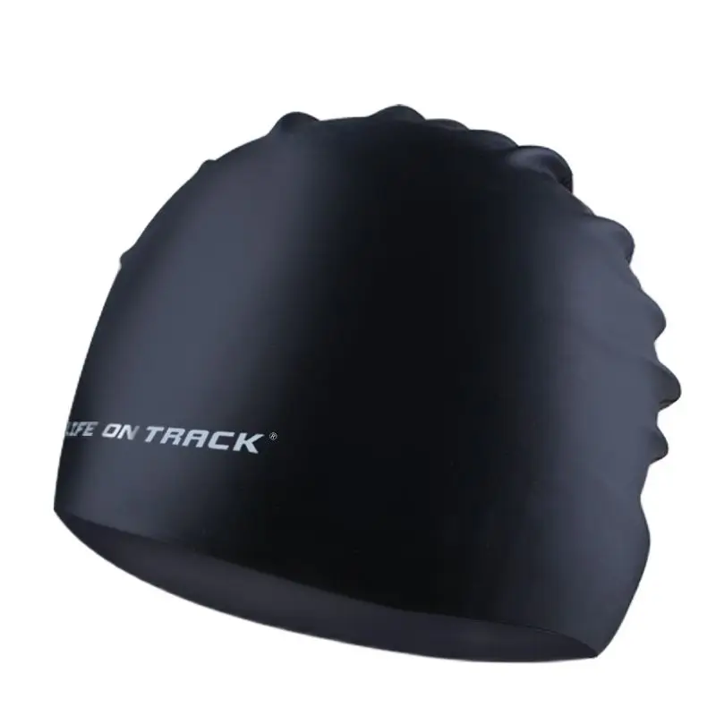 

Swimming Caps 3D Elastic Professional Silica Gel Caps Waterproof Ear Protection Men Women Long Hair Swim Hat Cover Ear Bone Pool