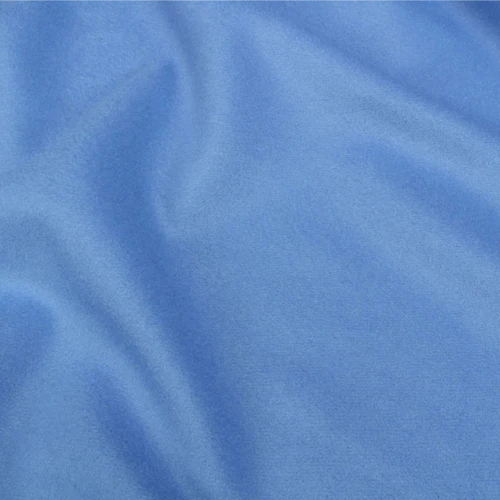 Синий цвет 100% чистая шерстяная ткань 600 г/метр односторонняя WF192 | Дом и сад
