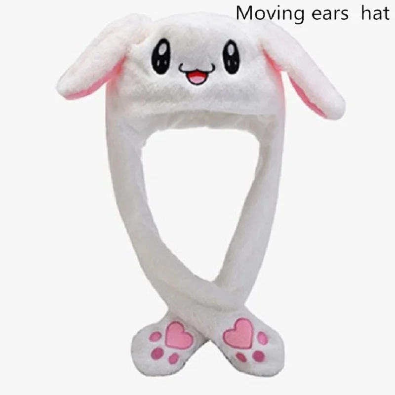 Милый красивый кролик шапка ушанка с возможностью перемещения магнитная