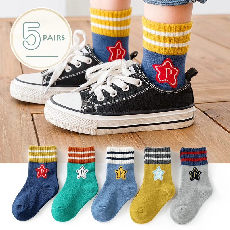 

Breathable Cotton Kids Socks Children Ankle Short Sock Cartoon For Baby Girls Boys Toddler Autumn Winter