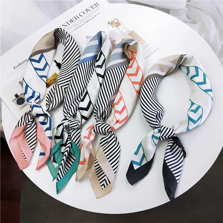 1 шт. 2020 горячая распродажа Женские зимние шарфы в Полоску Пэчворк длинный