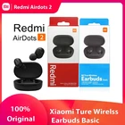 Беспроводные наушники Xiaomi Redmi Airdots 2, Bluetooth 5,0, шумоподавление, гарнитура с микрофоном Tws, оригинальные Xiaomi Airdots