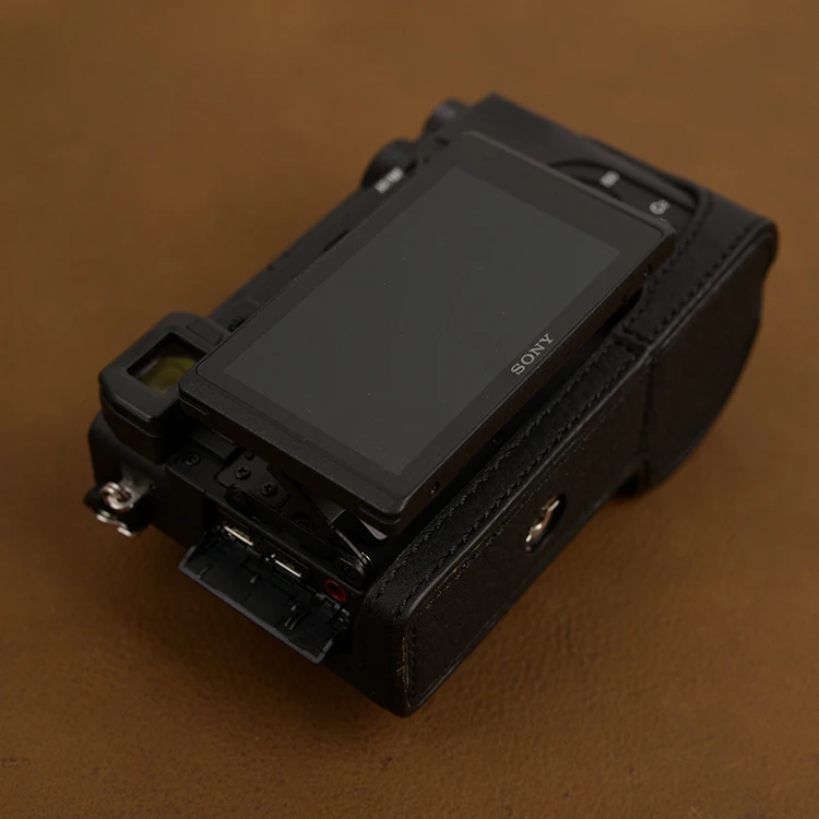 

Sony A6100 A6300 A6400 Leather Case Camera Case Protective Case Half Case Camera Case