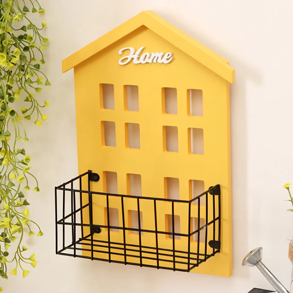 Настенный держатель для ключей органайзер прихожей кухни офиса почты букв дома