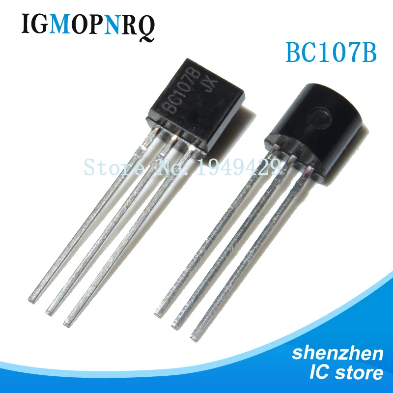 10 шт. BC107B TO-92 BC107 TO92 транзистор новый оригинал | Электронные компоненты и