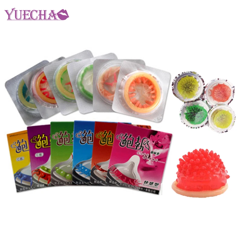 Презервативы YUECHAO для мужчин и женщин презервативы стимуляции точки G с шипами |