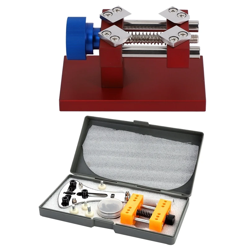 

1 Pcs Baffle Removal Tool Workbench Back Opening Tool & 1 Set Watch Repair Tool Replacement Battery, Watch Repair