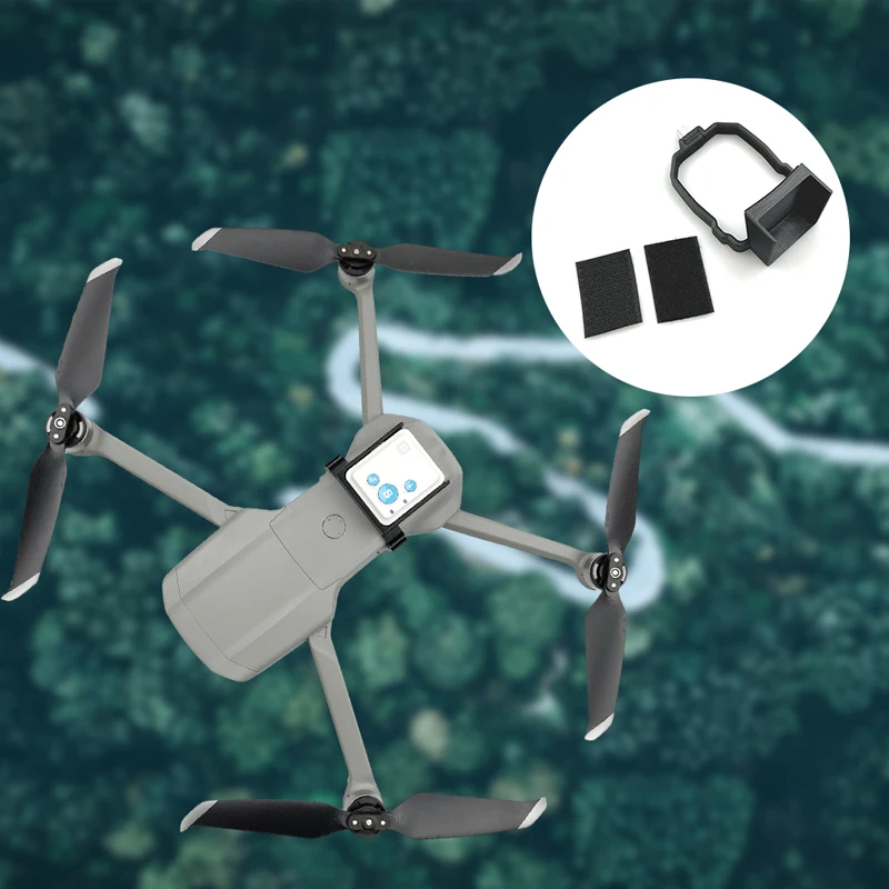 

Беспилотный летательный аппарат функция "антипотеря GPS локатор для DJI Mavic Air 2/2S верхняя Расширенный крепежный кронштейн держатель GPS трекер з...