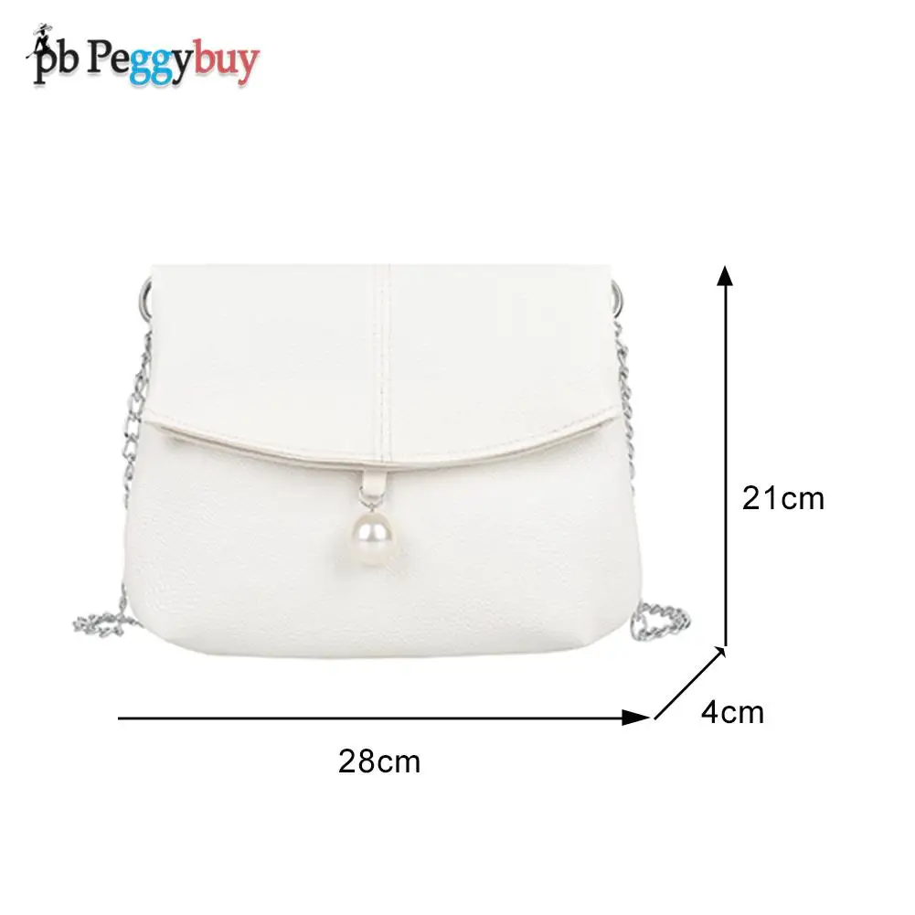 

2021 Hot Vintage Small Purse Ladies Handbags Retro Women Pure Color Lichee Pattern Shoulder Bag Pearl PU Mini Crossbody Bags