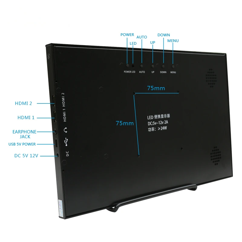 15,6 дюймовый ips игровой монитор 1920x1080 HD Тонкий портативный монитор с HDMI, аудиовыход, питание от USB, встроенный динамик для PS4/3