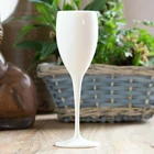1 чашка бокал для шампанского пластиковый бокал для вина безопасный для посудомоечной машины Белый Акрил бокал для шампанского прозрачный бокал для вина