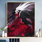 Картина по номерам DIY мультфильмов Inuyasha ручной работы подарочные краски по номерам холст наборы рисунок Акриловые Краски украшения