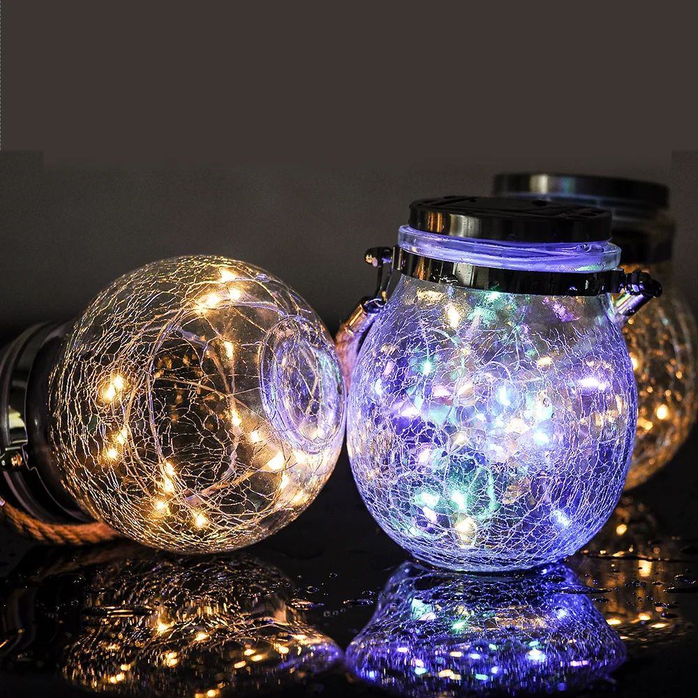 

Outdoor Colorful Solar Lanterns Yard SOLAR POWERED GARDEN DECORATION