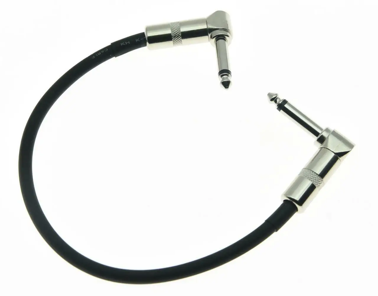 

Патч-кабель для гитары, 30 см, 1/4 дюйма, серебристый, с прямоугольным штекером, черный, с покрытием из ПВХ, серебристого цвета