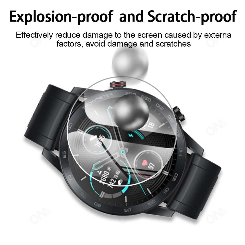 Защитная пленка из закаленного стекла для Huawei Watch 3 GT Active/Elegent/2e Honor Magic 2 46 мм GT2 42 GS Pro