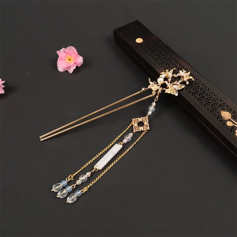 Hanfu старинные украшения головной убор новые китайские аксессуары для волос