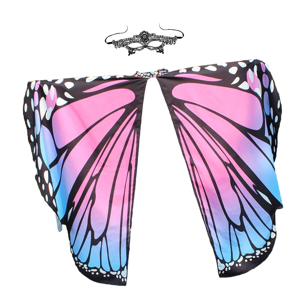 

Children's Butterfly Wing Scarf Wing Costume, Poncho Cape Costume Accessory With