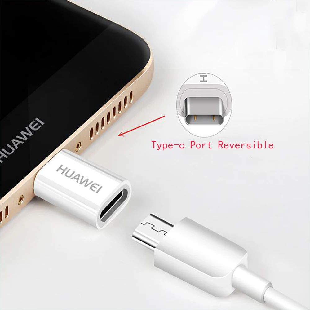 Переходник Micro USB/Type C для Huawei P20 Pro Mate10 Mate9 Lite Honor V10 10 View10 Nova 3e | Мобильные телефоны и