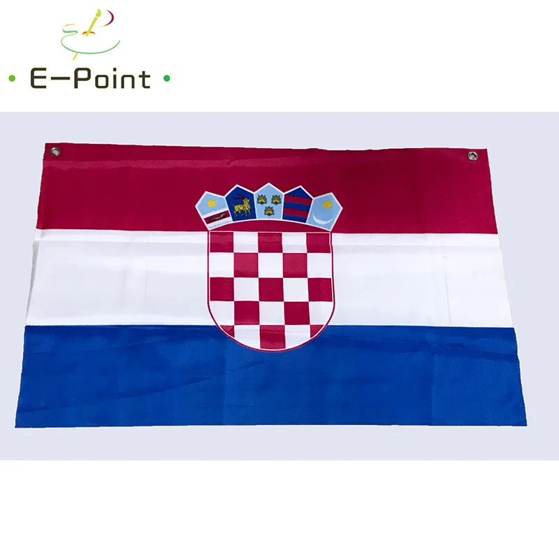 

Full Size Big Size European Flag of Croatia Top Rings Christmas Decorations for Home Flag Banner Gifts