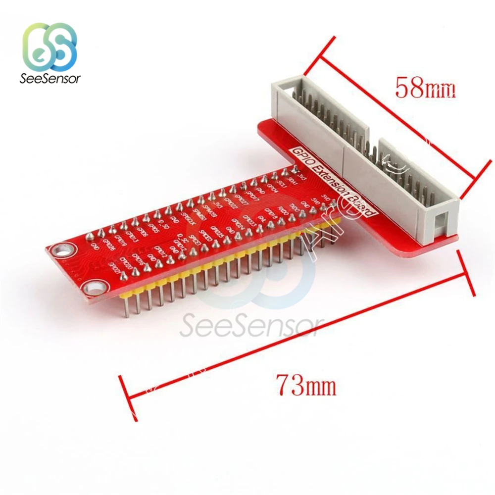 T type GPIO Плата расширения + Raspberry Pi 40Pin кабель 20 см для 3 2 Модель B & +|Детали и