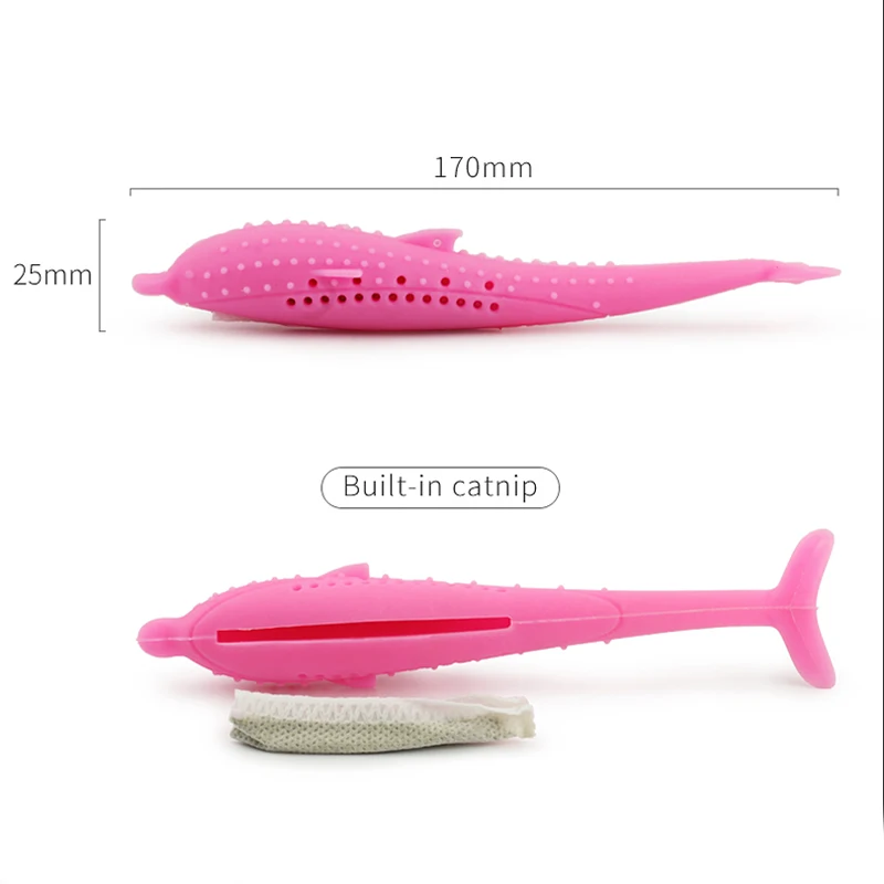 Кошачьи Зубы шлифовальные игрушки для кошек Catnip Fish Pet Kitten жевательная игрушка