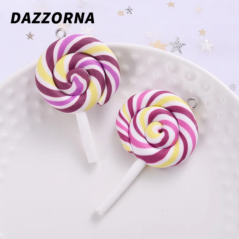 5 шт./лот Симпатичные конфетные цвета зефир леденец в форме мягкой керамики