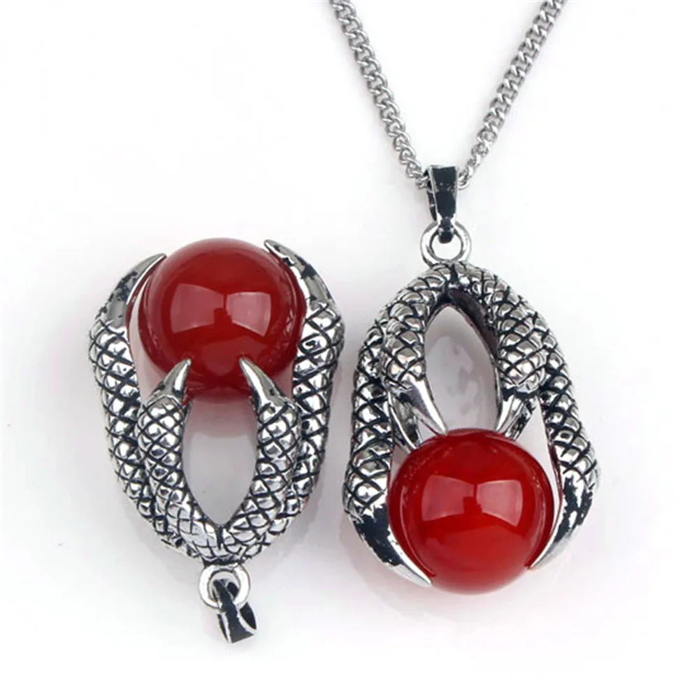 

12pcs Carnelian Necklace Pendant Holding Ball Beads Charm Natural Stone Crystal Quartz Power Healing Chakra Balancing Reiki