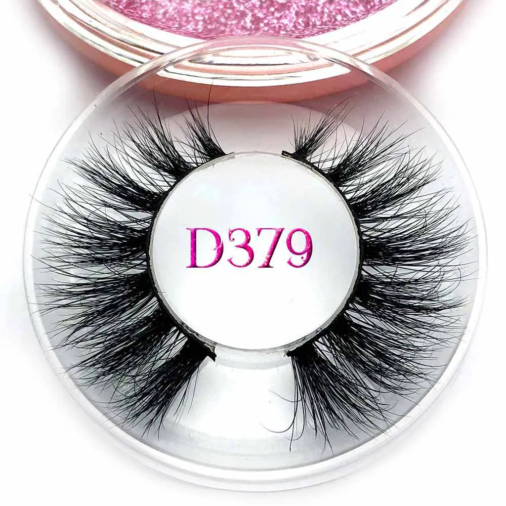 d379 Mikiwi толстые ресницы 3D норковые ресницы длительные норковые ресницы естественное драматическое объемное наращивание ресниц Накладные ресницы - Цвет: d379