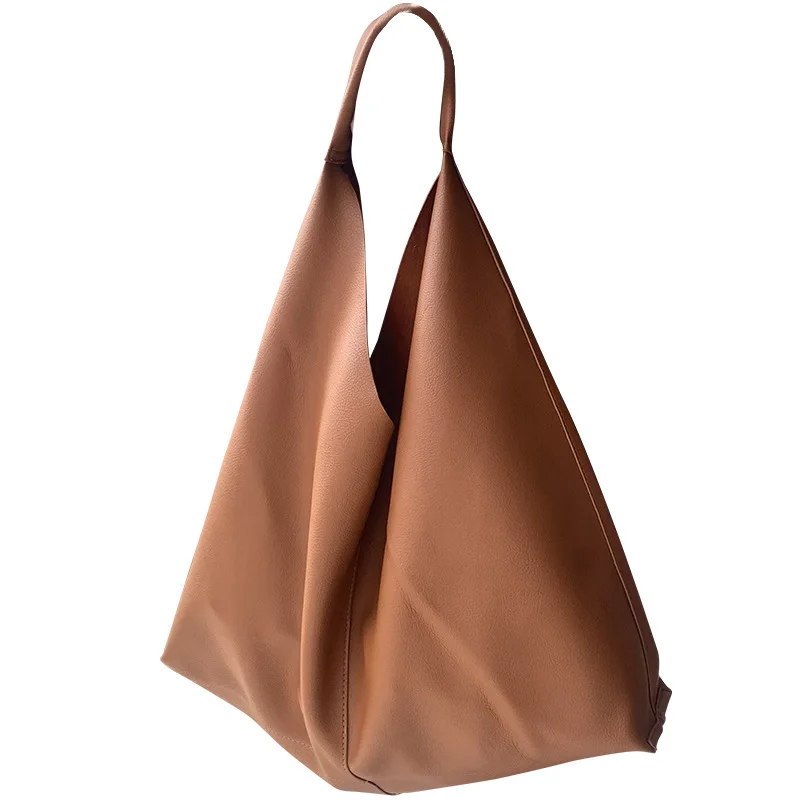 Простая винтажная композитная сумка из искусственной кожи для женщин