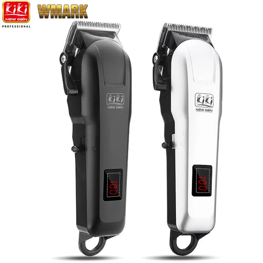 

Brand Quality All Metal Electric Professional Hair Clipper Men Barber Trimmer Salon Wireless Haircut Machine Men's Beard Shaver
