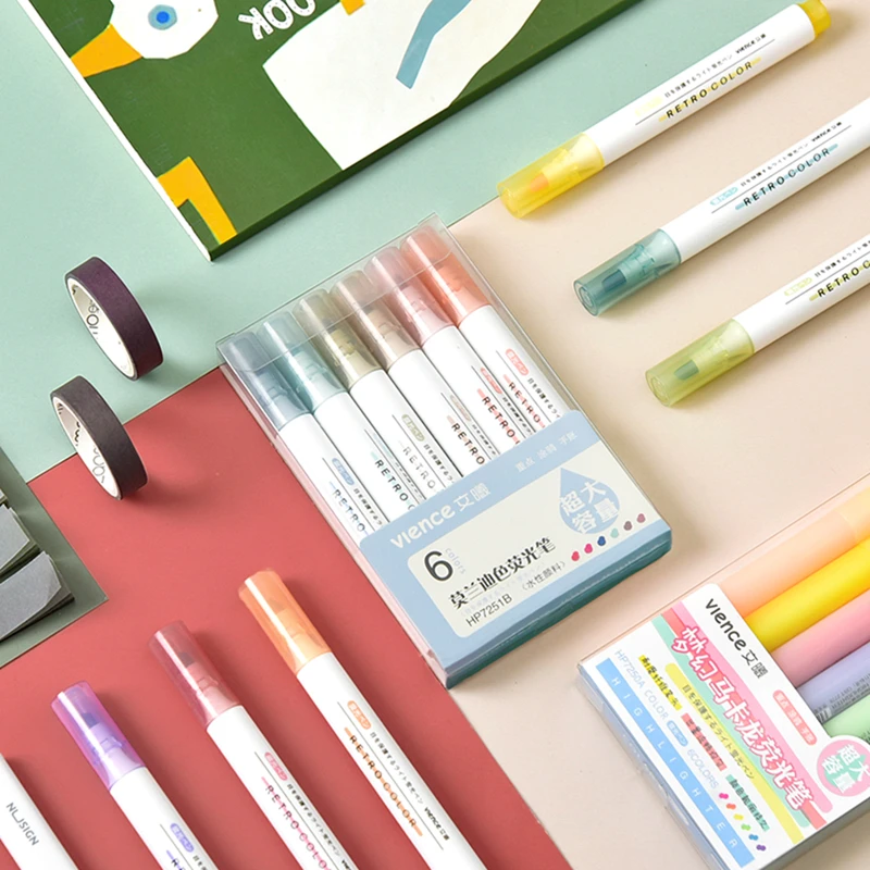 Канцтовары для школы и офиса набор маркеров набросков милые цветные ручки