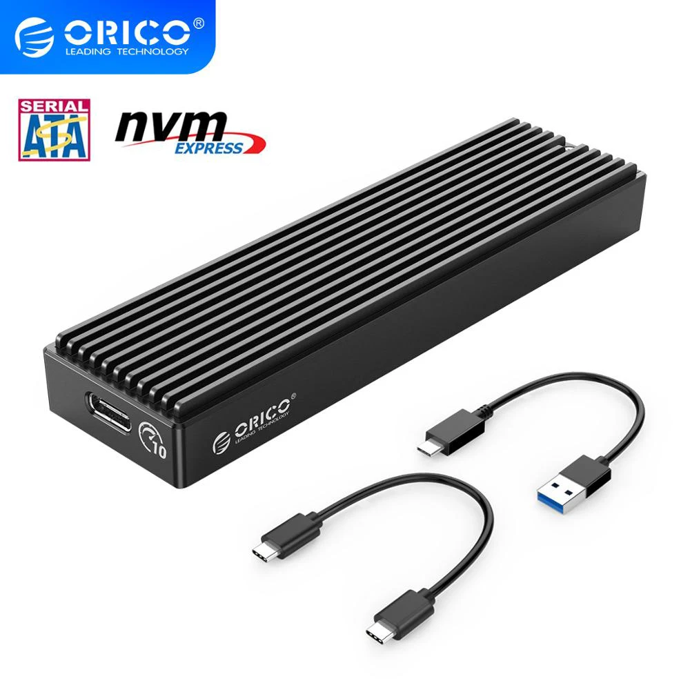 ORICO M.2 NVME корпус M2 SATA NGFF USB чехол Gen2 10 Гбит/с PCIe SSD 5 коробка для 2230/2242/2260/2280 m2 SSD|Корпус