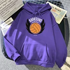 Толстовка с рисунком Аниме Haikyuu Karasuno, мужские корейские высококачественные уличные повседневные толстовки с капюшоном, хипстерская свободная Спортивная одежда для женщин